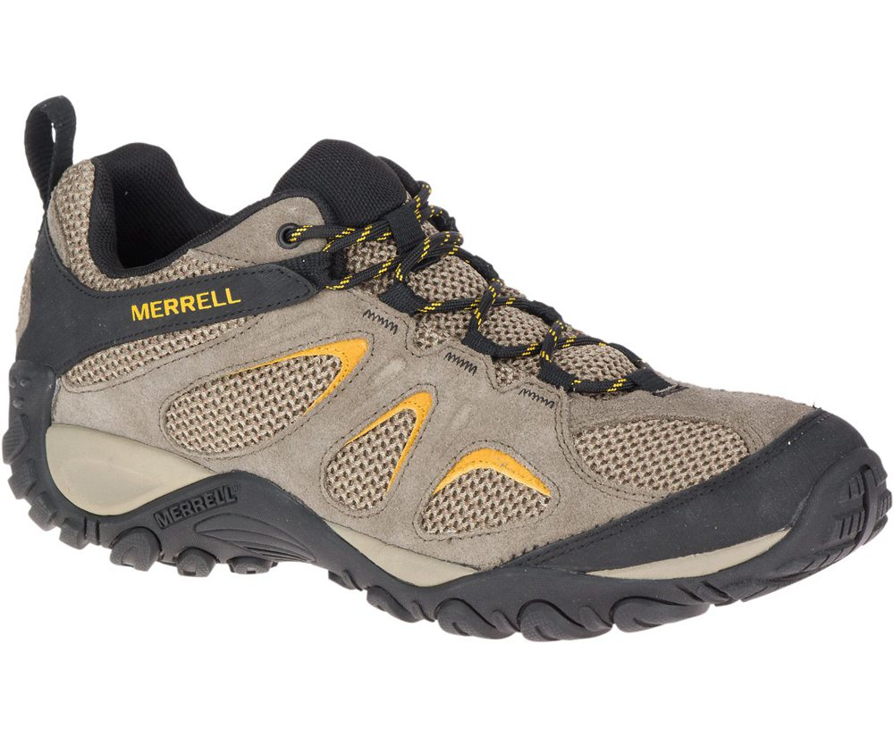 Buty Trekkingowe Merrell Męskie Szare - Yokota 2 Wide Width - 026451-FMX